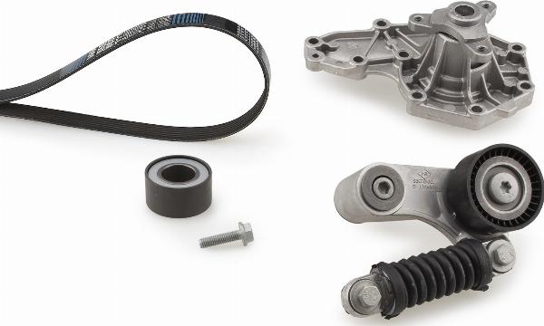 GATES KP26PK1640 - Pompa acqua + Kit cinghia Poly V www.autoricambi360.it