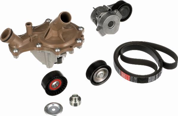 GATES KP26PK1670 - Pompa acqua + Kit cinghia Poly V www.autoricambi360.it