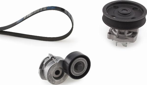 GATES KP26PK1183 - Pompa acqua + Kit cinghia Poly V www.autoricambi360.it
