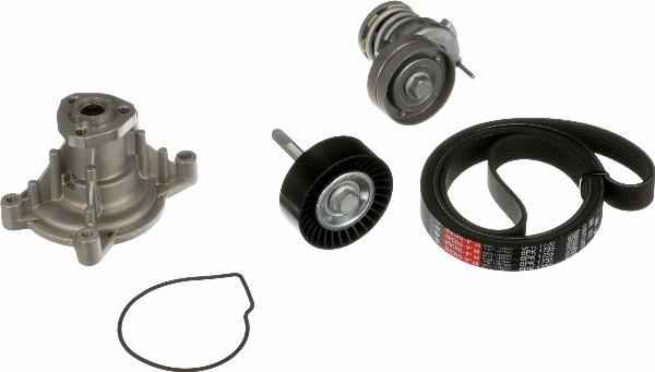 Gates KP76PK1735 - Pompa acqua + Kit cinghia Poly V www.autoricambi360.it
