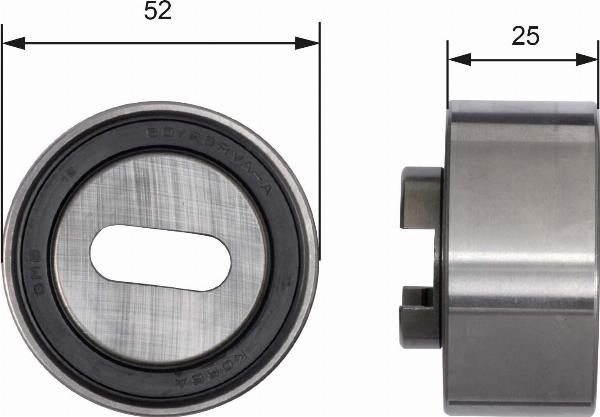 Gates T41030 - Rullo tenditore, Cinghia dentata www.autoricambi360.it