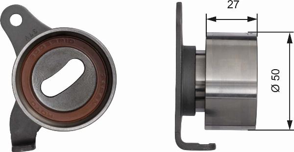 Gates T41076 - Rullo tenditore, Cinghia dentata www.autoricambi360.it