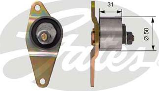 GATES T41156 - Rullo tenditore, Cinghia dentata www.autoricambi360.it