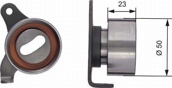 GATES T41185 - Rullo tenditore, Cinghia dentata www.autoricambi360.it
