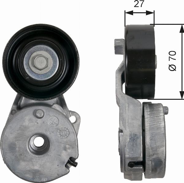 GATES T39162 - Tendicinghia, Cinghia Poly-V www.autoricambi360.it