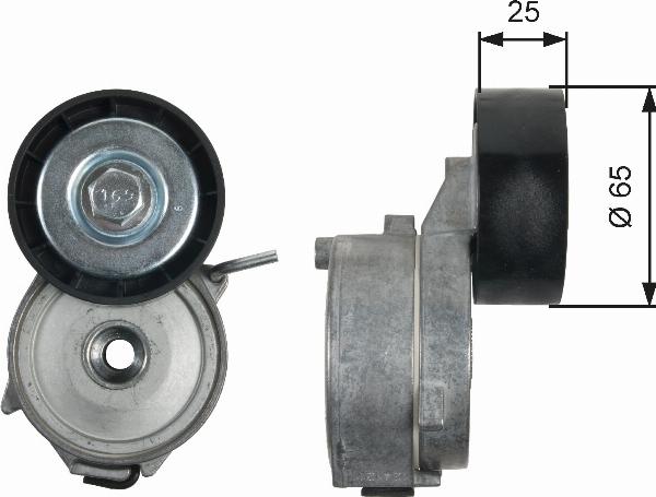 GATES T39211 - Galoppino / Guidacinghia, Cinghia Poly-V www.autoricambi360.it
