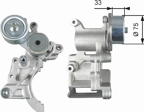 GATES T39271 - Galoppino / Guidacinghia, Cinghia Poly-V www.autoricambi360.it