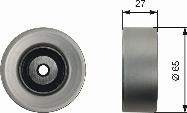 GATES T36451 - Galoppino / Guidacinghia, Cinghia Poly-V www.autoricambi360.it