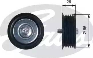 GATES T36254 - Galoppino / Guidacinghia, Cinghia Poly-V www.autoricambi360.it