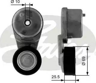 GATES T38471 - Tendicinghia, Cinghia Poly-V www.autoricambi360.it