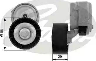 GATES T38363 - Galoppino / Guidacinghia, Cinghia Poly-V www.autoricambi360.it