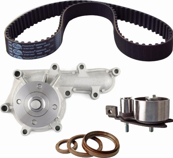 GATES TCKWP859 - Pompa acqua + Kit cinghie dentate www.autoricambi360.it