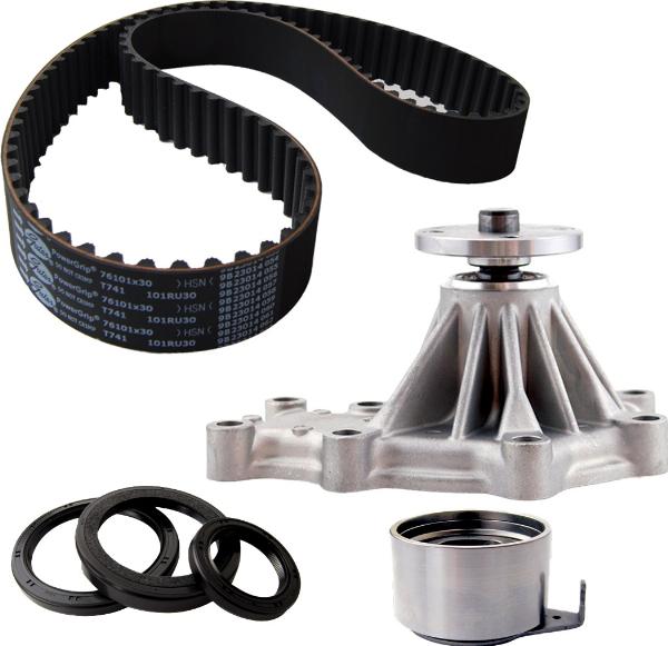 GATES TCKWP741B - Pompa acqua + Kit cinghie dentate www.autoricambi360.it