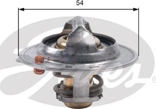 Gates TH45390G1 - Termostato, Refrigerante www.autoricambi360.it