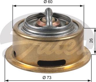 Gates TH47370G1 - Termostato, Refrigerante www.autoricambi360.it