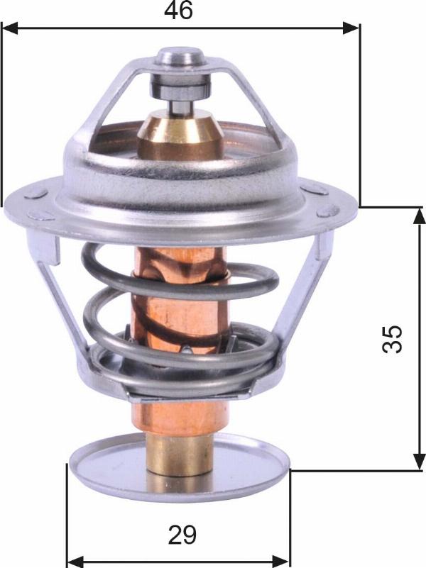 GATES TH10482G1 - Termostato, Refrigerante www.autoricambi360.it