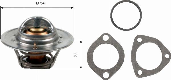 Gates TH12792G1 - Termostato, Refrigerante www.autoricambi360.it