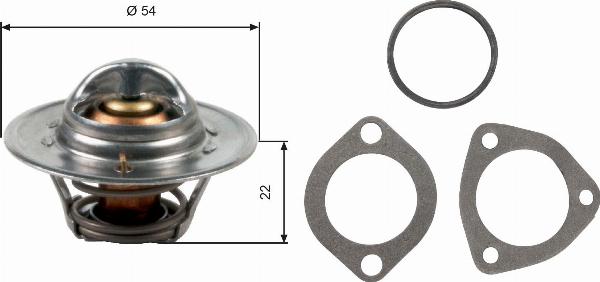 Gates TH12782G1 - Termostato, Refrigerante www.autoricambi360.it
