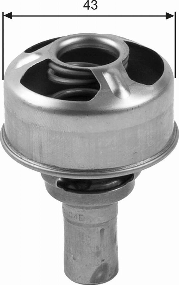 Gates TH36075 - Termostato, Refrigerante www.autoricambi360.it
