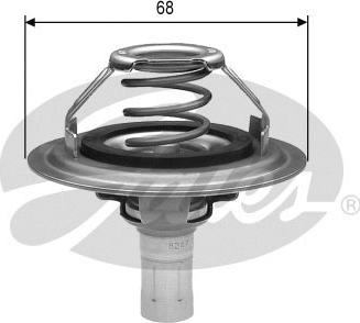 GATES TH23085G1 - Termostato, Refrigerante www.autoricambi360.it