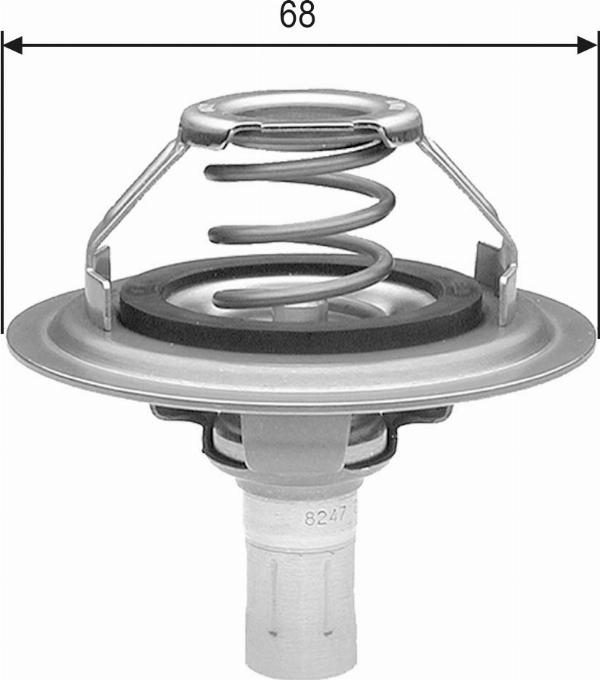 GATES TH23080G1 - Termostato, Refrigerante www.autoricambi360.it