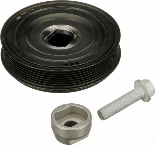 GATES TVD1176A - Puleggia cinghia, Albero a gomiti www.autoricambi360.it