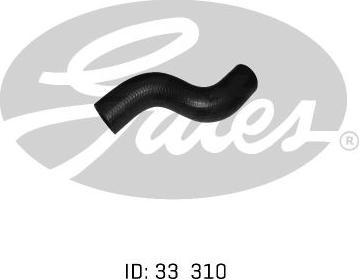 GATES 05-0550 - Flessibile radiatore www.autoricambi360.it