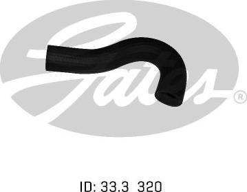 GATES 05-0836 - Flessibile radiatore www.autoricambi360.it