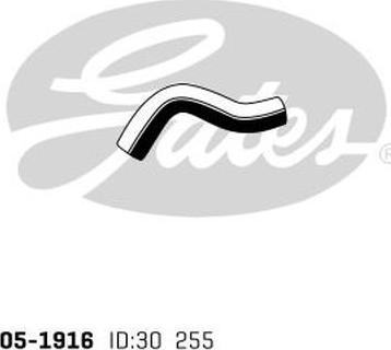 GATES 05-1916 - Flessibile radiatore www.autoricambi360.it