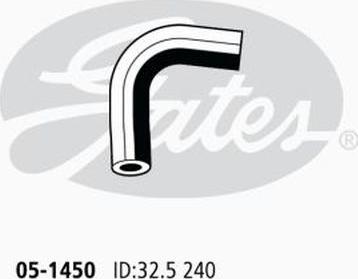 GATES 05-1450 - Flessibile radiatore www.autoricambi360.it
