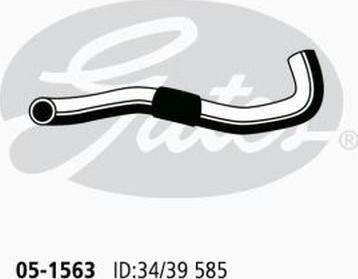 GATES 05-1563 - Flessibile radiatore www.autoricambi360.it