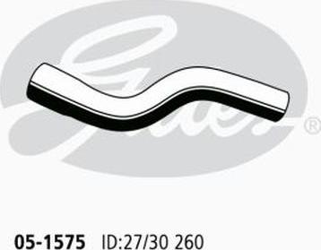 GATES 05-1575 - Flessibile radiatore www.autoricambi360.it