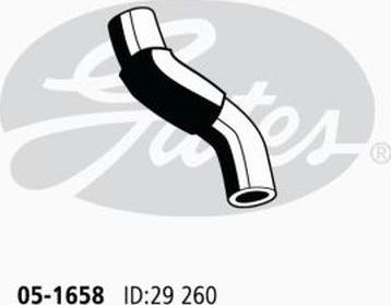 GATES 05-1658 - Flessibile radiatore www.autoricambi360.it