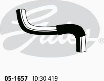 GATES 05-1657 - Flessibile radiatore www.autoricambi360.it