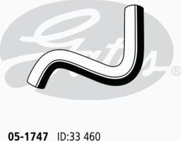 GATES 05-1747 - Flessibile radiatore www.autoricambi360.it