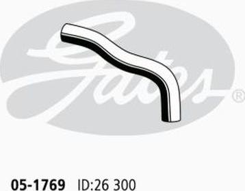 GATES 05-1769 - Flessibile radiatore www.autoricambi360.it