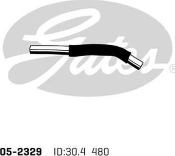 GATES 05-2329 - Flessibile radiatore www.autoricambi360.it
