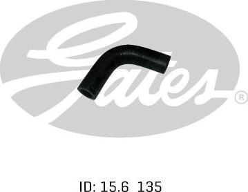GATES 02-0540 - Flessibile radiatore www.autoricambi360.it