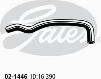 GATES 02-1446 - Flessibile radiatore www.autoricambi360.it