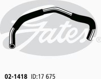 GATES 02-1418 - Flessibile radiatore www.autoricambi360.it