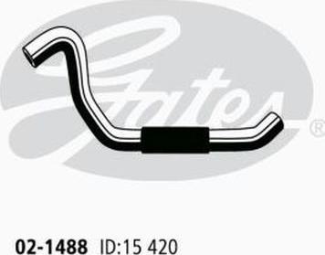 GATES 02-1488 - Flessibile radiatore www.autoricambi360.it