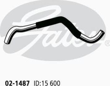 GATES 02-1487 - Flessibile radiatore www.autoricambi360.it