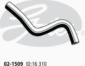 GATES 02-1509 - Flessibile radiatore www.autoricambi360.it