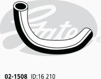 GATES 02-1508 - Flessibile radiatore www.autoricambi360.it