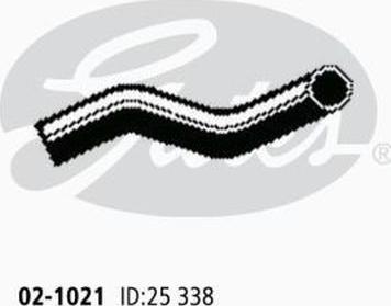 GATES 02-1021 - Flessibile radiatore www.autoricambi360.it
