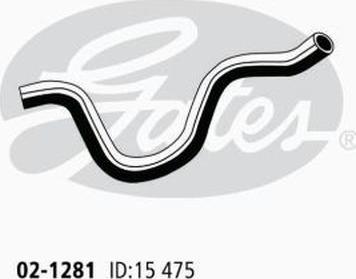 GATES 02-1281 - Flessibile radiatore www.autoricambi360.it