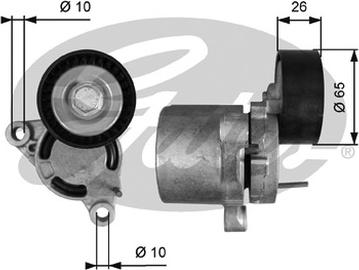 GATES 39403 - Tendicinghia, Cinghia Poly-V www.autoricambi360.it