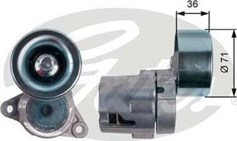 GATES 39133 - Tendicinghia, Cinghia Poly-V www.autoricambi360.it