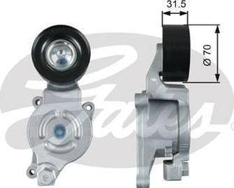 GATES 39256 - Tendicinghia, Cinghia Poly-V www.autoricambi360.it