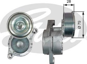 GATES 39284 - Tendicinghia, Cinghia Poly-V www.autoricambi360.it
